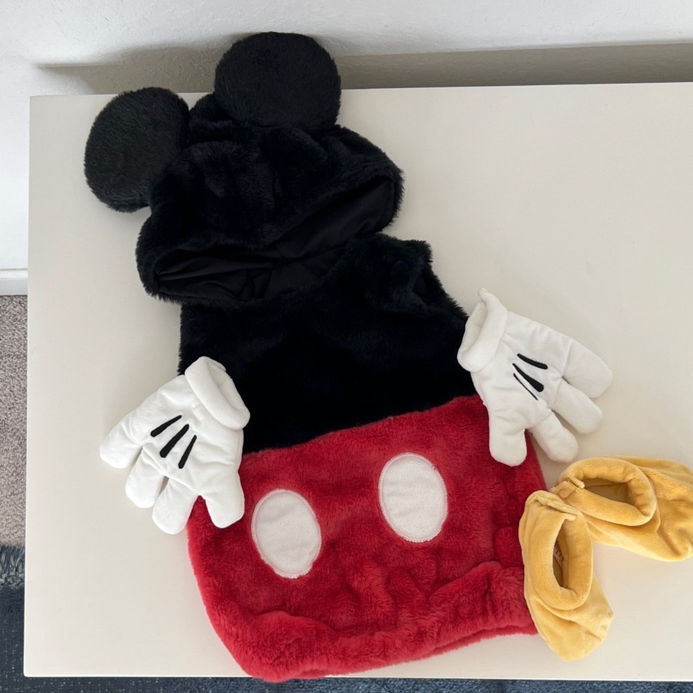 Pottery Barn Kids Black and Red Mouse Costume